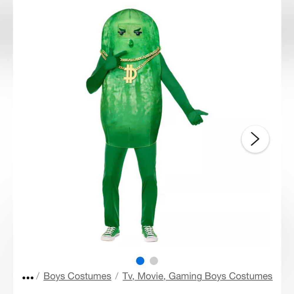 Big Dill Fortnite pickle costume adult large /extra large XL